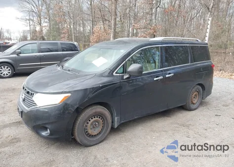 2012 Nissan Quest S from USA, damaged, VIN JN8AE2KP6C9049381